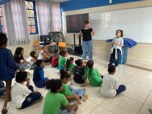 Escola realiza acolhimento especial para alunos do PEI